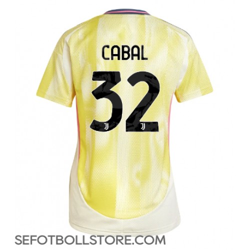 Juventus Juan Cabal #32 Replika Bortatröja Dam 2024-25 Kortärmad